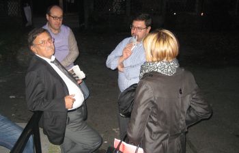 Pantigliate Antonio Spadini Lidia Rozzoni e attivisti Pd