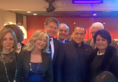 Peschiera Silvio Berlusconi cena Forza Italia Desio