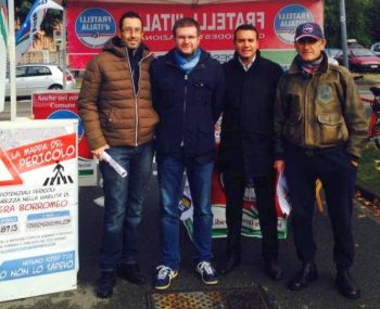 Peschiera Veritas fratelli dItalia gazebo