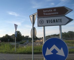 Rodano Brebemi cartello tenuta Trenzanesio Viridea