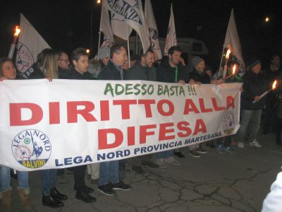 Rodano Lega Nord manifestazione Matteo Salvini