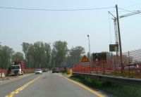 Rodano Rivoltana bivio Viridea lavori Brebemi