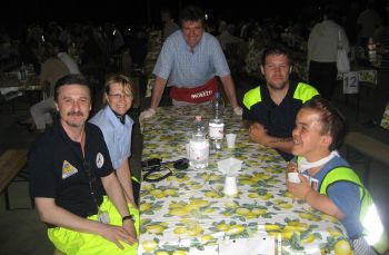 Rodano Walter Danielli con Protezione civile