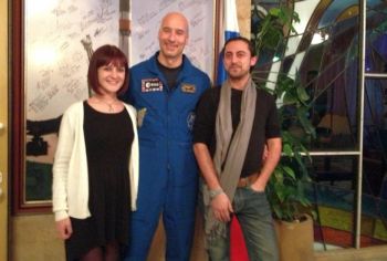 Pantigliate Ilaria Sardella Luca Parmitano e Norberto Cioffi