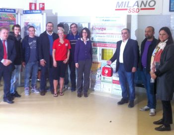 Pioltello consegna defibrillatore piscina ottobre 2013