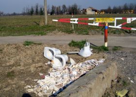 Rodano rifiuti strada Pantigliate mar 2015