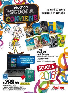 Volantino Auchan set 2016